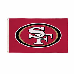 San Francisco 49ers Single Sided Estate Flag with 2 Grommets, 3'x5' - NFL Home