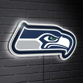 Seattle Seahawks LED Wall Decor, Glazelite, Logo - NFL Home