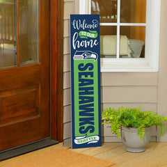 47" Double Sided Leaner, Seattle Seahawks, Halloween - NFL Home