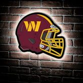 LED Wall Decor, Helmet, Washington Commanders - NFL Home
