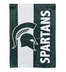 Double-Sided Embellished NCAA College Team Pride Applique House Flag, - Home Collegiate