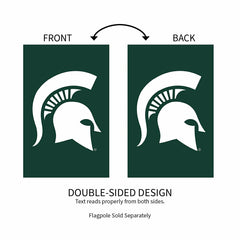 Michigan State University Applique House Flag - Home Collegiate