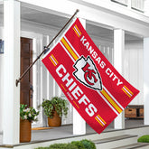 Kansas City Chiefs Single Sided Estate Flag with 2 Grommets, 3'x5' - Home
