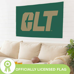 University of North Carolina, Charlotte Single Sided Flag w/ 2 Grommet - Home
