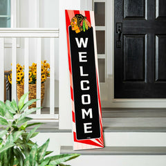Chicago Blackhawks Summer Seasonal Single Sided Large Leaner, 46" - NHL Home