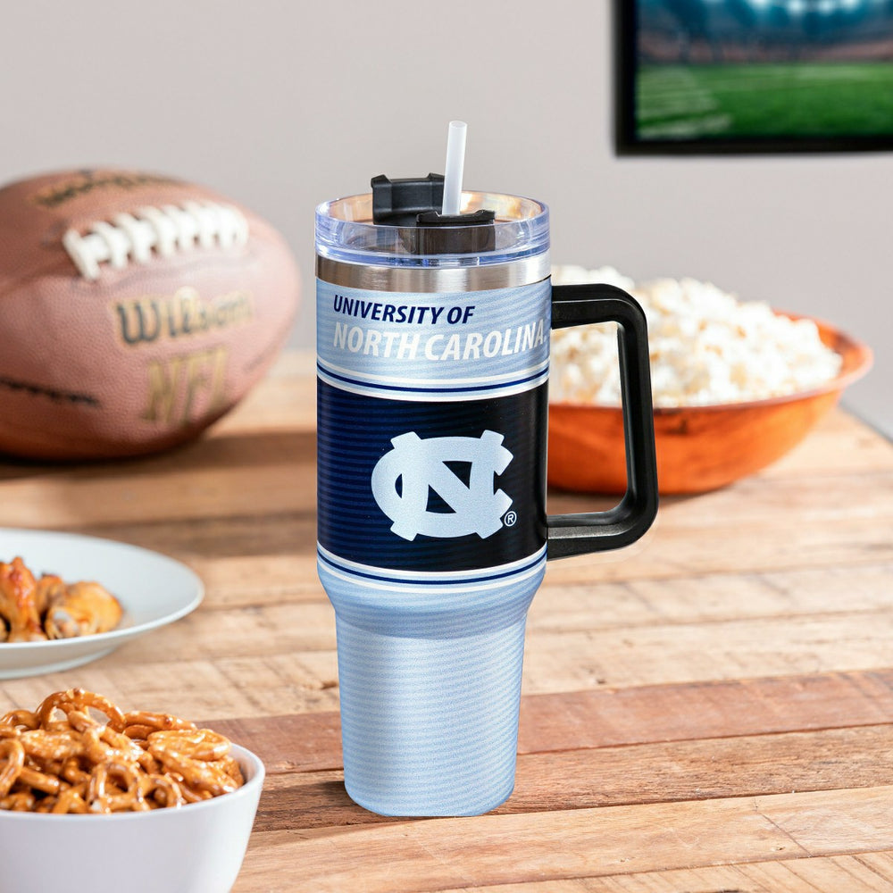 40oz Stainless Steel Canyon Cup w/ Straw, University of North Carolina - Home Collegiate