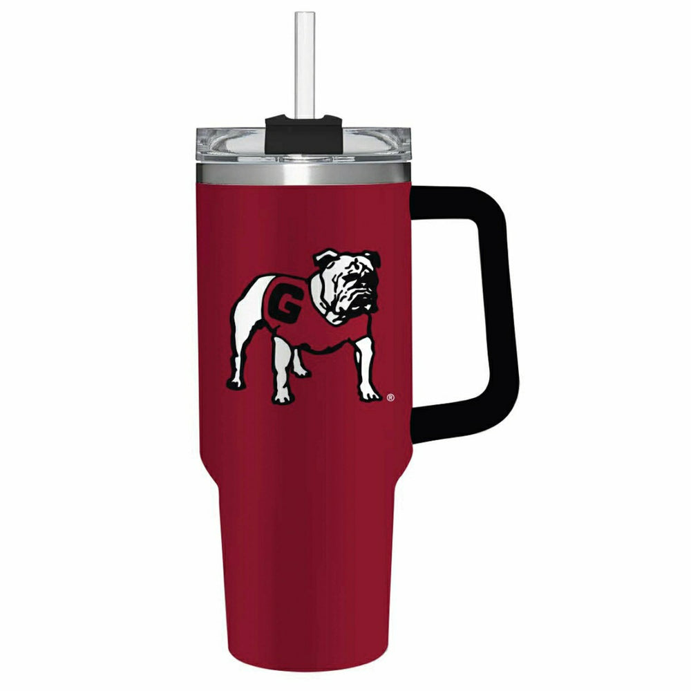 40oz Stainless Steel Canyon Cup w/ Straw, University of Georgia, Alter - Home Collegiate