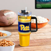 40oz Stainless Steel Canyon Cup w/ Straw, University of Pittsburgh - Home Collegiate