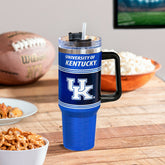40oz Stainless Steel Canyon Cup w/ Straw, University of Kentucky - Home Collegiate