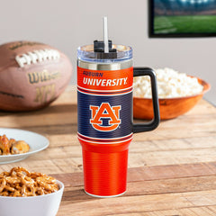 40oz Stainless Steel Canyon Cup w/ Straw, Auburn University - Home Collegiate