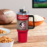 40oz Stainless Steel Canyon Cup w/ Straw, Florida State University - Home Collegiate