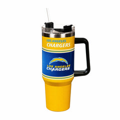 40oz Stainless Steel Canyon Cup w/ Straw, Los Angeles Chargers - Home