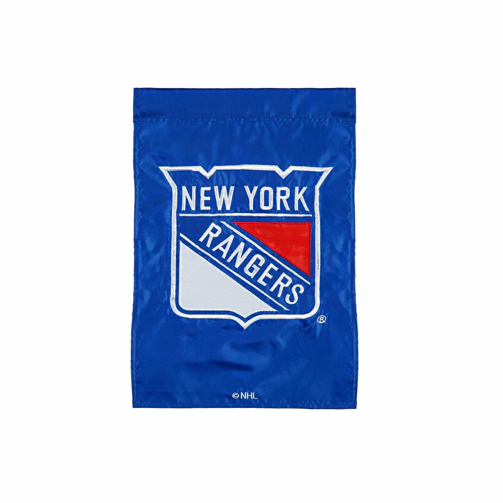 New York Rangers Applique Garden Flag - NHL