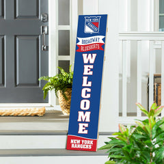 New York Rangers Large Single Sided Leaner, 46" - NHL Home