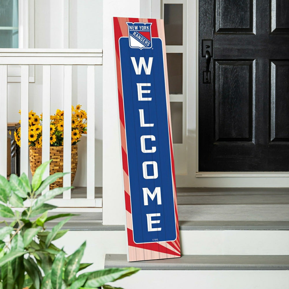 New York Rangers Summer Seasonal Single Sided Large Leaner, 46" - NHL Home