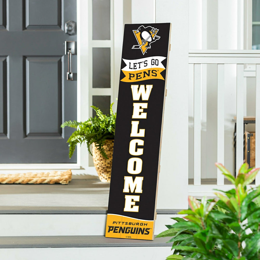 Pittsburgh Penguins Large Single Sided Leaner, 46" - NHL Home