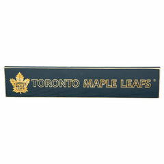 Toronto Maple Leafs Engraved Wood Sign, 3.5" x 18" - NHL Home