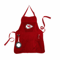 Deluxe Cotton Canvas NFL Team Pride Grilling/Cooking Apron, Kansas Cit - Home