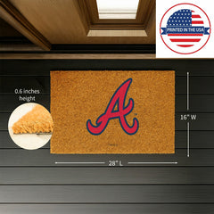 Atlanta Braves Coir Mat 16"x28" - MLB