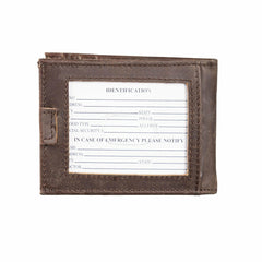 Chicago Cubs Front Pocket Wallet w/ RFID Blocking Brown - MLB Home