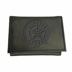 Houston Astros Tri-Fold Wallet Black - MLB Home