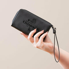 Los Angeles Dodgers Wristlet Wallet, Black, SC24 Champions - MLB Home