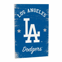 Los Angeles Dodgers Wood Wall Sign, 16x24 - MLB Home