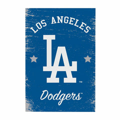 Los Angeles Dodgers Wood Wall Sign, 16x24 - MLB Home