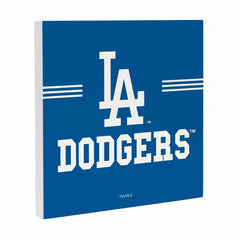Los Angeles Dodgers Wood Wall Sign, 12x12 - MLB Home