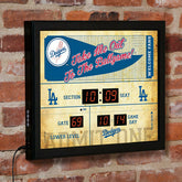 Scoreboard Wall Clock, Los Angeles Dodgers - MLB Home