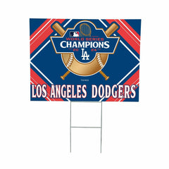 Los Angeles Dodgers World Series Champions 2024 Yard Sign - MLB Home