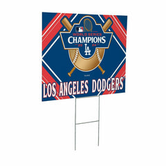 Los Angeles Dodgers World Series Champions 2024 Yard Sign - MLB Home