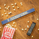 New York Mets Engraved Wood Sign, 1.5" x 18" - MLB Home
