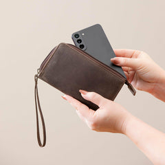 New York Yankees Wristlet Wallet Brown - MLB Home