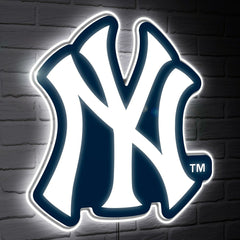 New York Yankees LED Wall Decor, Glazelite, Logo - MLB Home