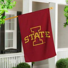 Iowa State University Applique House Flag - Sale Collegiate Home