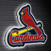 St. Louis Cardinals LED Wall Decor, Glazelite, Logo - MLB Home