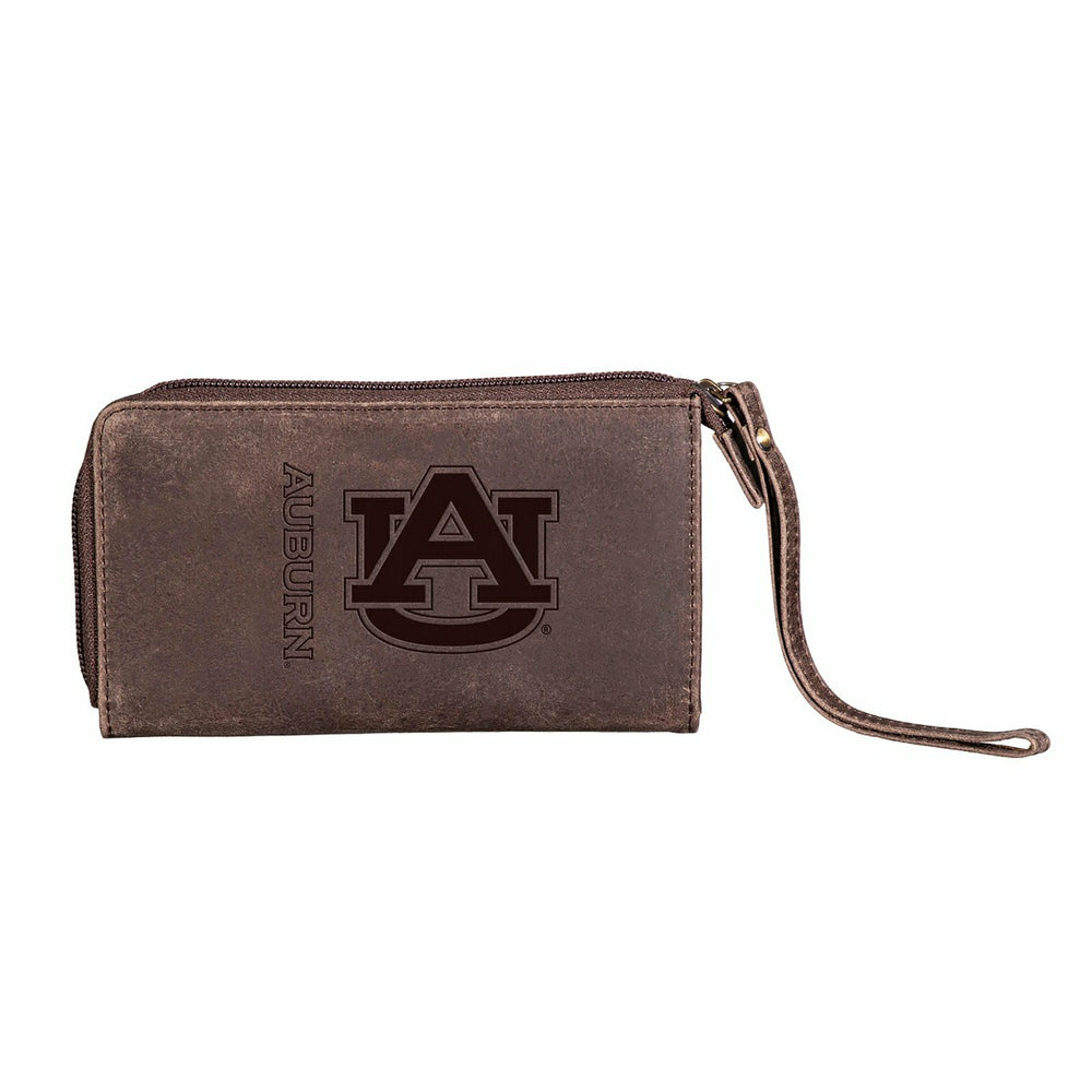 Wristlet Wallet, Brown, Auburn University - Collegiate Home