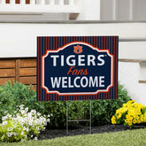 Auburn University Coroplast Yard Sign, "Fans Welcome" - Collegiate Home