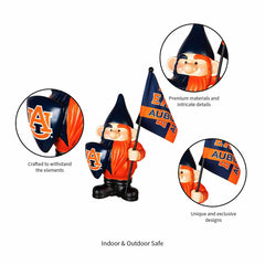 Auburn University, Flag Holder Gnome - Collegiate Home