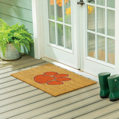 Clemson University Large Full Color Coir Mat, 36"x24" - Collegiate