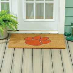 Clemson University Large Full Color Coir Mat, 36"x24" - Collegiate