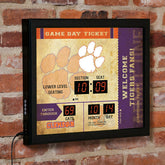 Scoreboard Wall Clock, Clemson - Collegiate Home