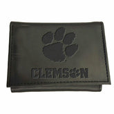 Clemson University, Tri-Fold Wallet, Black - Collegiate Home