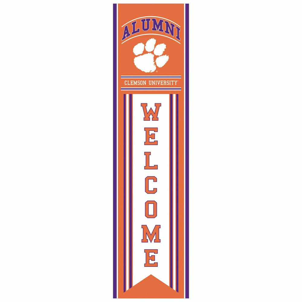 Clemson University Alumni Single Sided Large Leaner, 46" - Collegiate Home