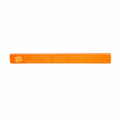 Clemson University Engraved Wood Sign, 1.5" x 18" - Collegiate Home