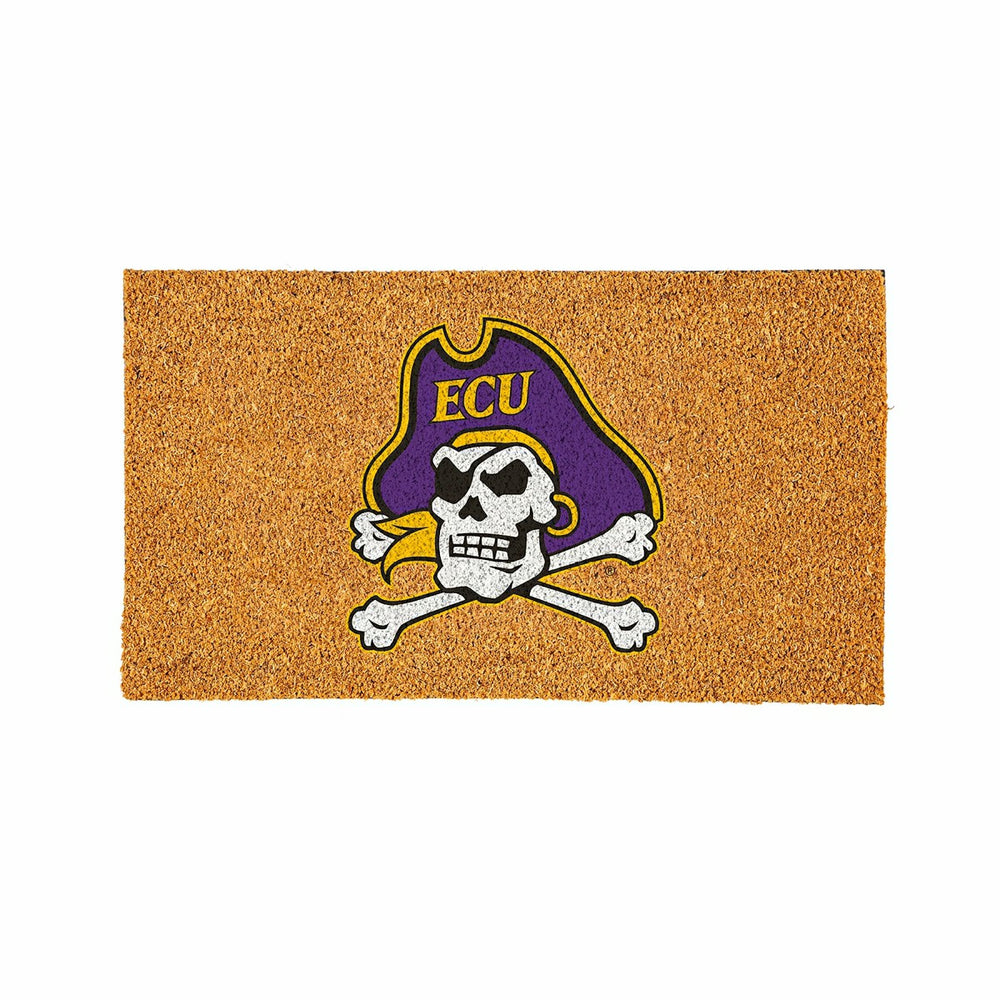 Coir Mat, 16"x28", East Carolina University - Collegiate