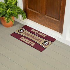 28" x 16" PVC Trapper Mat, Come Back with Tickets, Florida State Unive - Collegiate