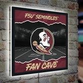 Florida State University 23"H x 23"L LED Wall Decor, Edgelite, Square - Collegiate Home