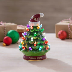 8" LED Ceramic Christmas Tree, Florida State University - Collegiate Home